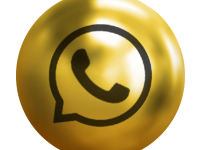 logo whatsapp dorado